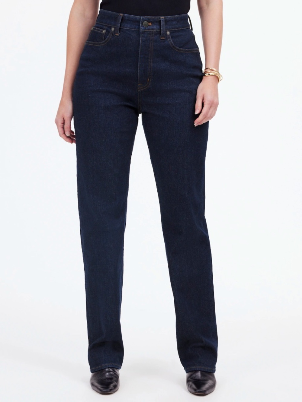 NWT Madewell The Curvy '90s Straight Jean Norman Wash Comfort Stretch Size 26